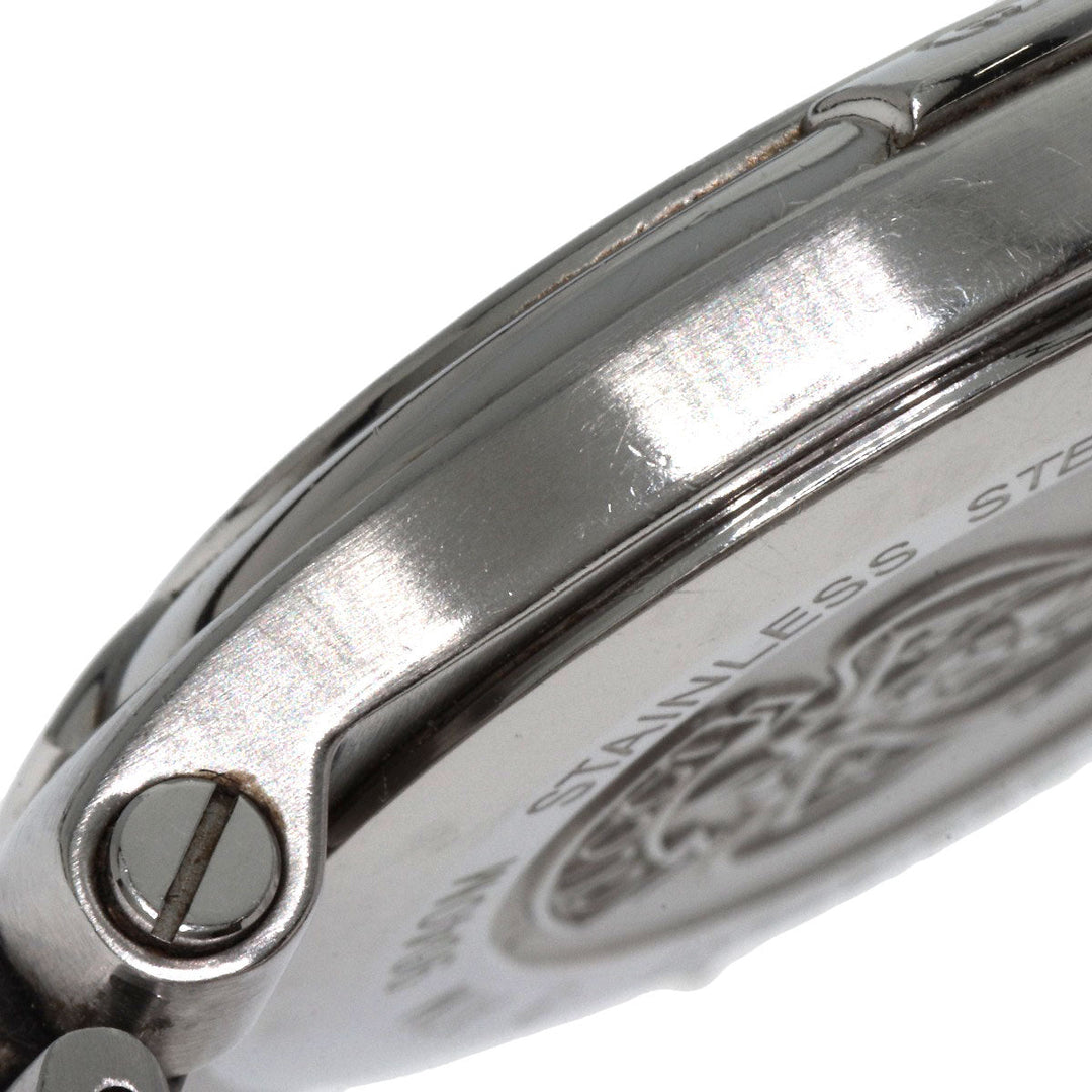 GUCCI Watches Quartz 9040M Stainless Steel , Stainless Steel Silver Double G black dial mens Used Authentic