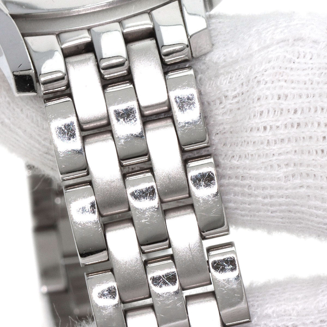 GUCCI Watches Quartz 5500L Stainless Steel , Stainless Steel Silver 11P Diamond black dial Women Used Authentic