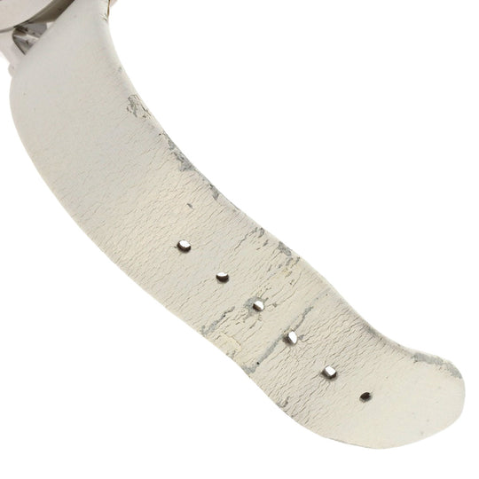 Chopard Watches Quartz 278475-3032 Stainless Steel, Leather Silver Happy Mickey Ruby Black Diamond Yellow Sapphire White shell dial Women Used Authentic