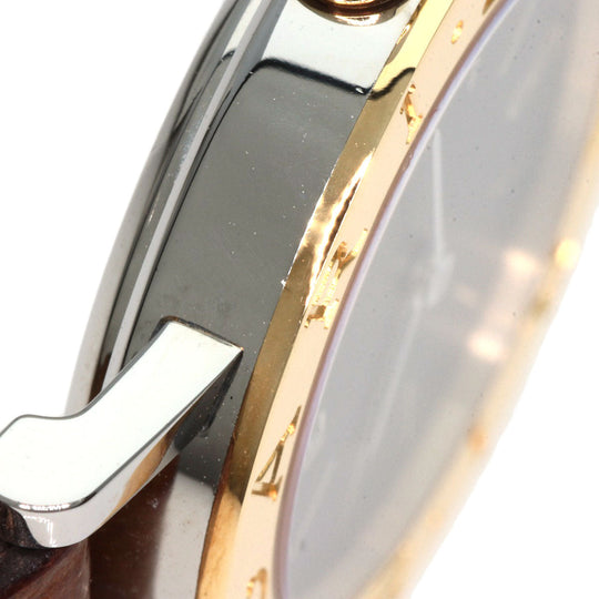 BVLGARI Watches Quartz BB26SGLD Stainless Steel, Leather, K18YG gold Bulgari Bulgari black dial Women Used Authentic