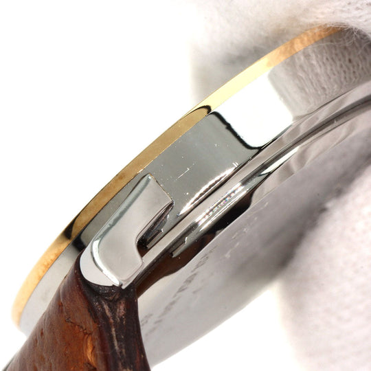 BVLGARI Watches Quartz BB26SGLD Stainless Steel, Leather, K18YG gold Bulgari Bulgari black dial Women Used Authentic
