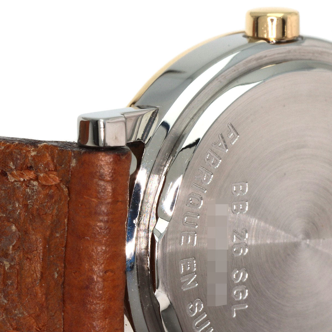 BVLGARI Watches Quartz BB26SGLD Stainless Steel, Leather, K18YG gold Bulgari Bulgari black dial Women Used Authentic