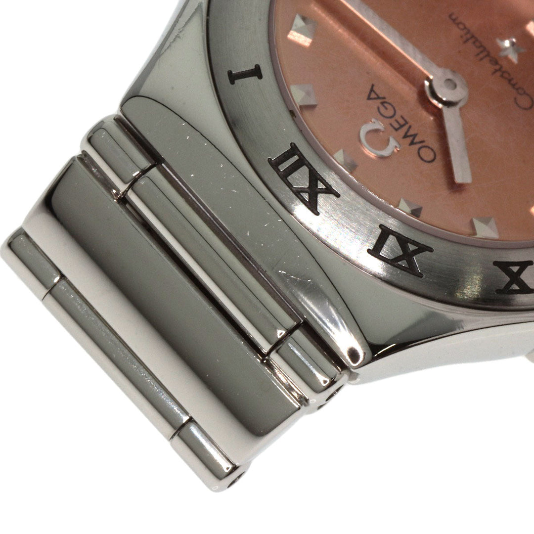 OMEGA Watches Quartz 1571.61 Stainless Steel Silver Constellation pink dial