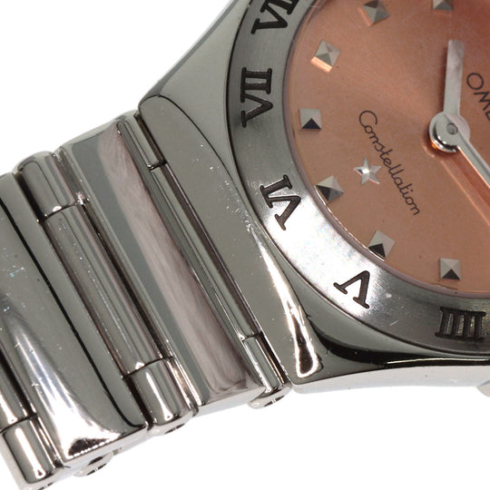 OMEGA Watches Quartz 1571.61 Stainless Steel Silver Constellation pink dial