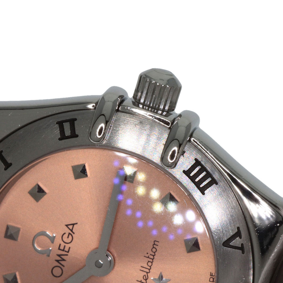 OMEGA Watches Quartz 1571.61 Stainless Steel Silver Constellation pink dial