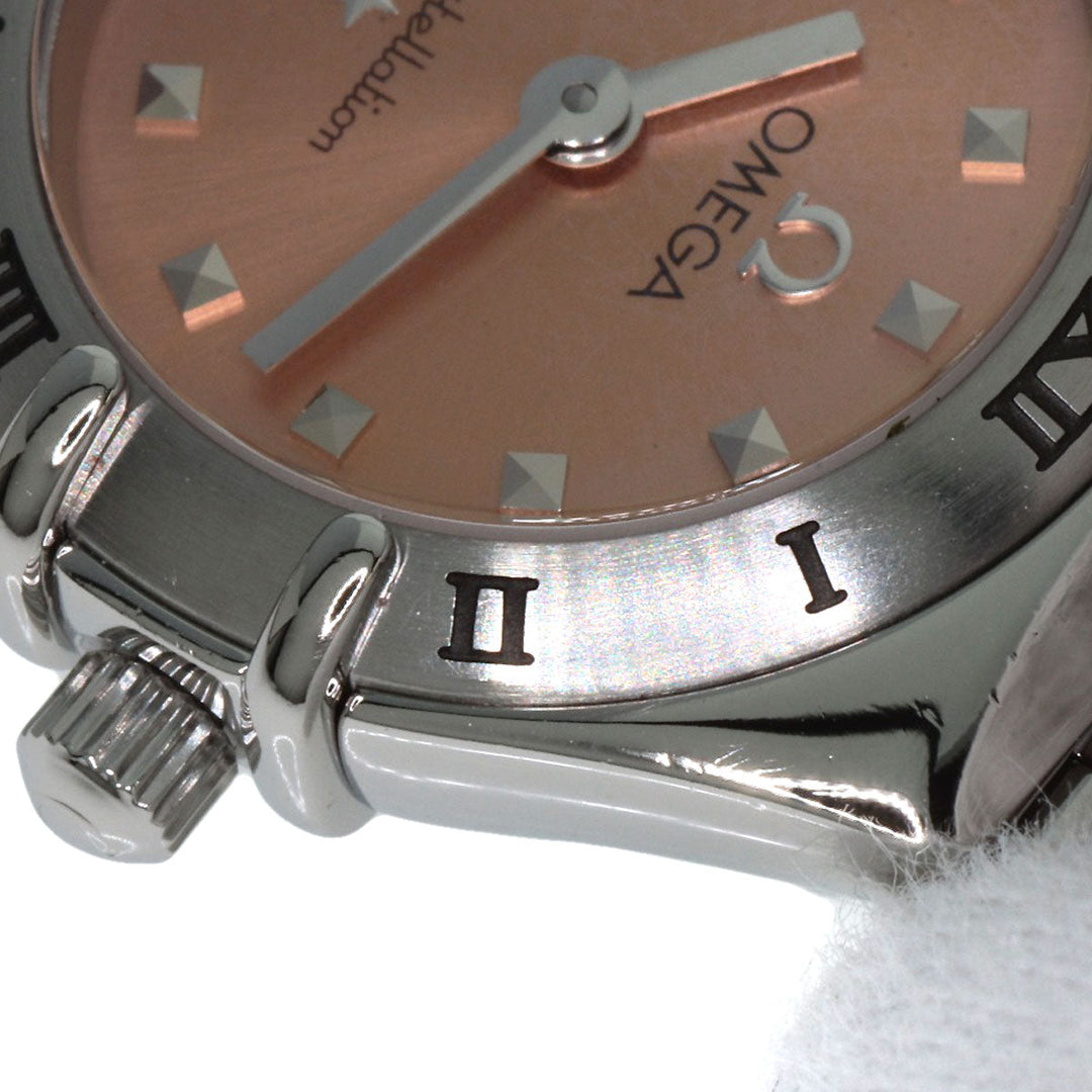 OMEGA Watches Quartz 1571.61 Stainless Steel Silver Constellation pink dial