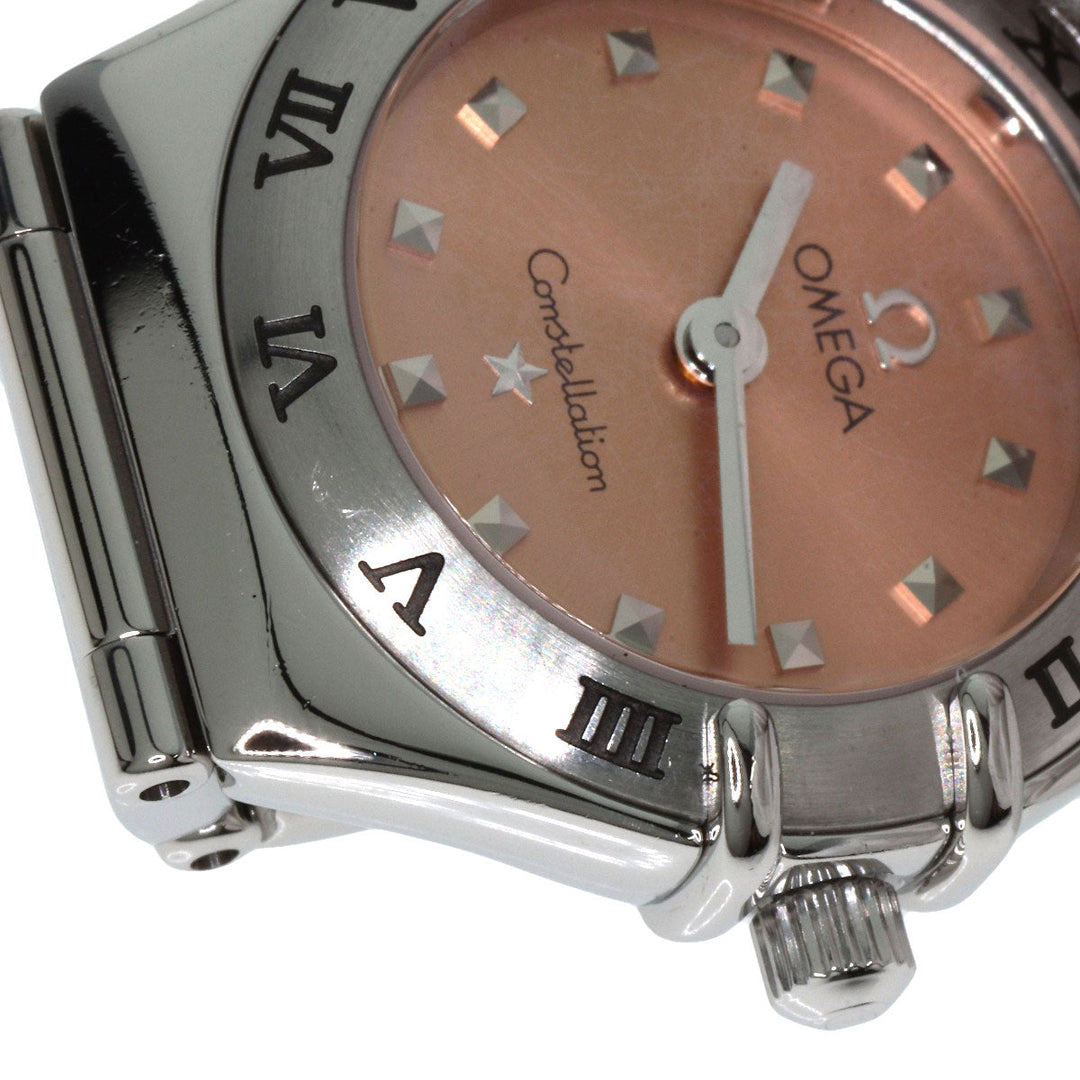 OMEGA Watches Quartz 1571.61 Stainless Steel Silver Constellation pink dial