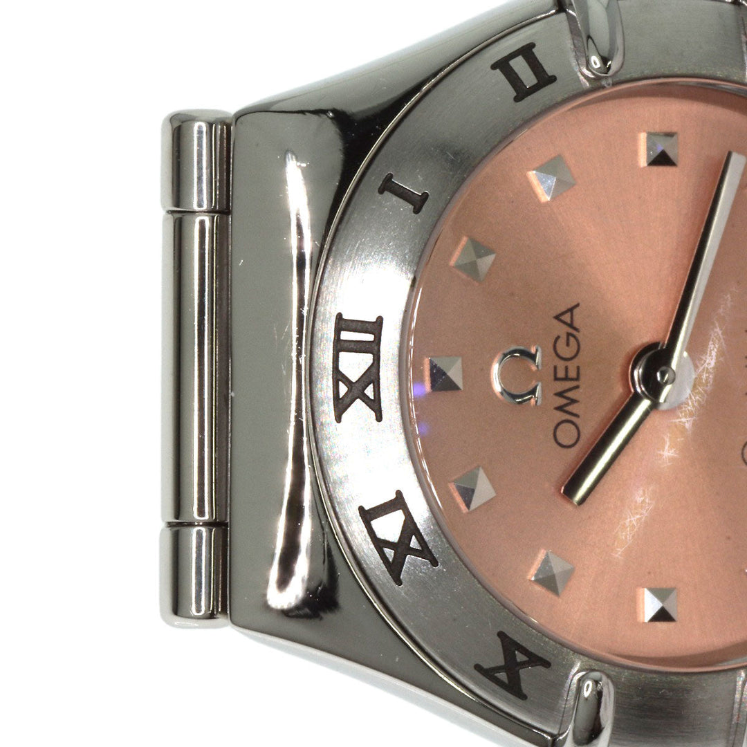 OMEGA Watches Quartz 1571.61 Stainless Steel Silver Constellation pink dial