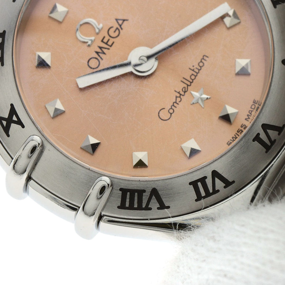 OMEGA Watches Quartz 1571.61 Stainless Steel Silver Constellation pink dial