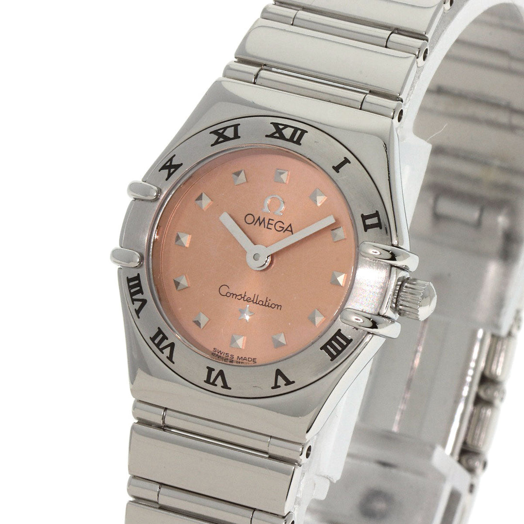 OMEGA Watches Quartz 1571.61 Stainless Steel Silver Constellation pink dial
