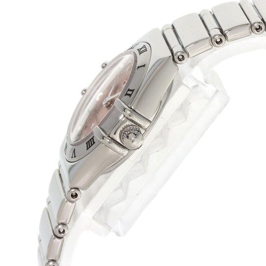 OMEGA Watches Quartz 1571.61 Stainless Steel Silver Constellation pink dial