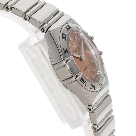 OMEGA Watches Quartz 1571.61 Stainless Steel Silver Constellation pink dial