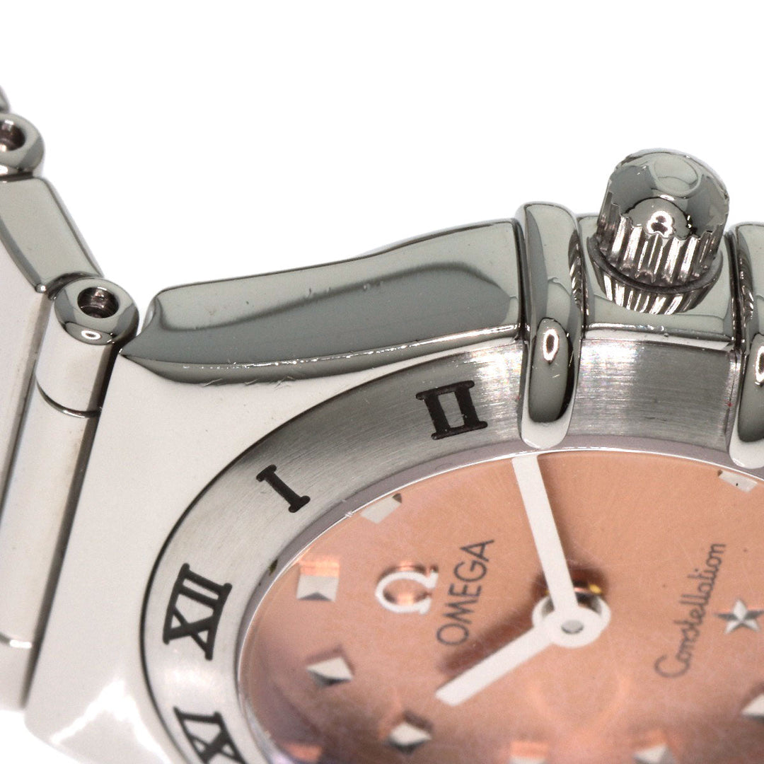 OMEGA Watches Quartz 1571.61 Stainless Steel Silver Constellation pink dial