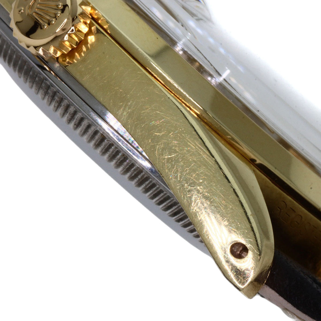 ROLEX Watches Mechanical Automatic 1550 Gold Plated gold Oyster Perpetual 1970 Brown dial