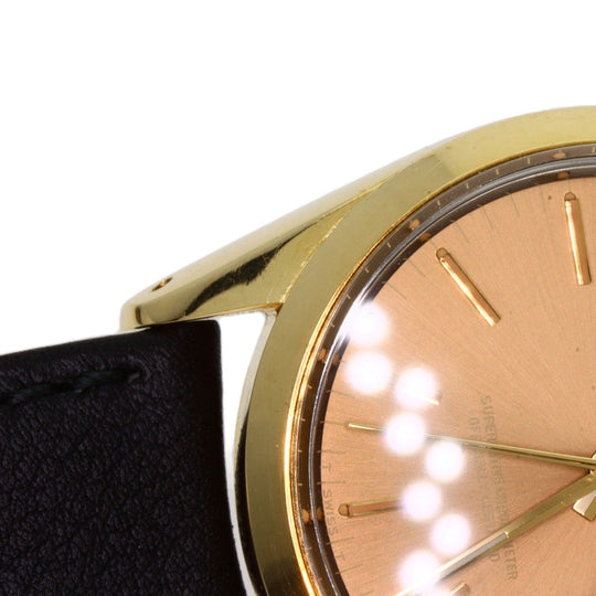 ROLEX Watches Mechanical Automatic 1550 Gold Plated gold Oyster Perpetual 1970 Brown dial
