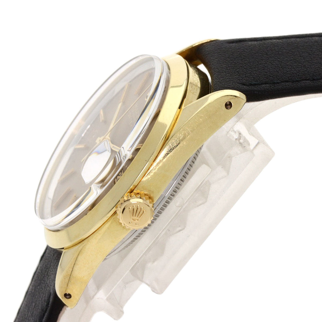 ROLEX Watches Mechanical Automatic 1550 Gold Plated gold Oyster Perpetual 1970 Brown dial