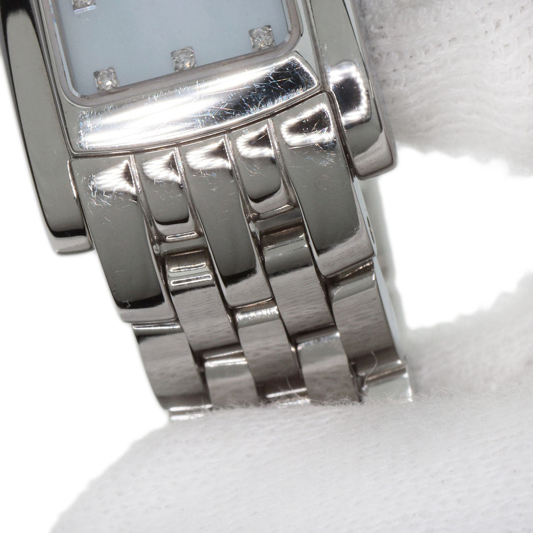 LONGINES Watches Quartz L5.158.4 Stainless Steel , Stainless Steel Silver Dolcevita Blue shell dial Women Used Authentic