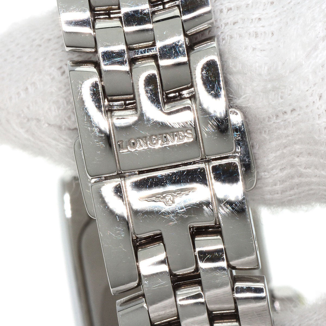 LONGINES Watches Quartz L5.158.4 Stainless Steel , Stainless Steel Silver Dolcevita Blue shell dial Women Used Authentic