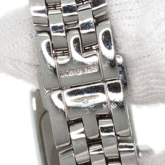 LONGINES Watches Quartz L5.158.4 Stainless Steel , Stainless Steel Silver Dolcevita Blue shell dial Women Used Authentic