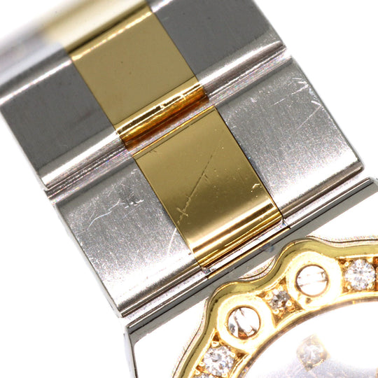 Chopard Watches Quartz 25/8067-11 Stainless Steel, Stainless Steel, Diamond gold St. Moritz 12P Diamond gray dial Women Used Authentic