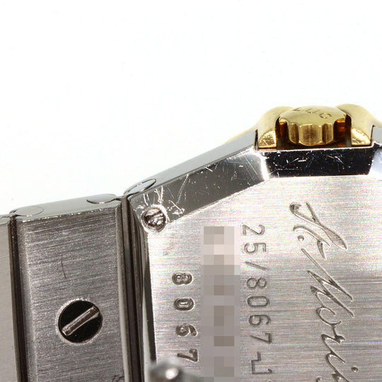 Chopard Watches Quartz 25/8067-11 Stainless Steel, Stainless Steel, Diamond gold St. Moritz 12P Diamond gray dial Women Used Authentic