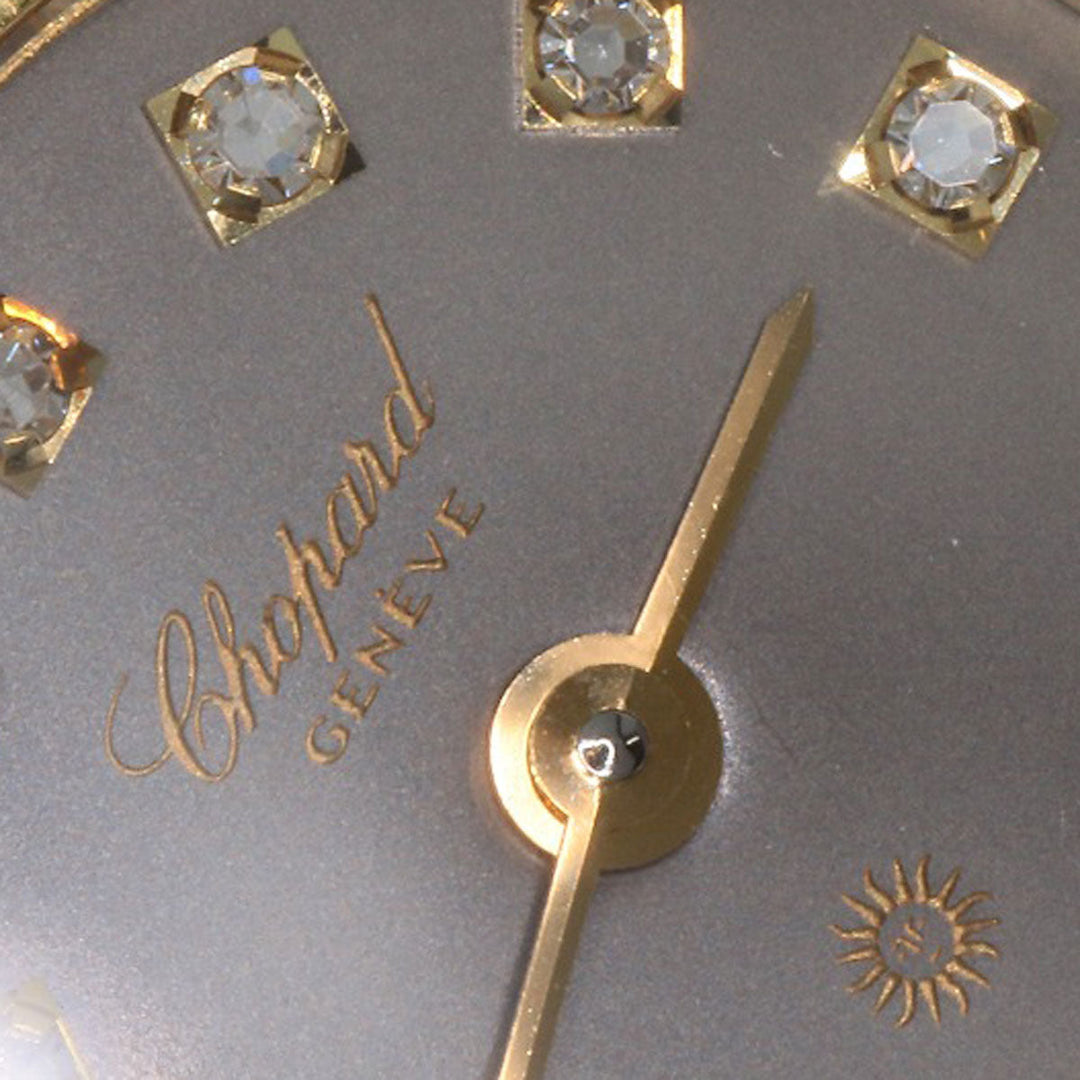 Chopard Watches Quartz 25/8067-11 Stainless Steel, Stainless Steel, Diamond gold St. Moritz 12P Diamond gray dial Women Used Authentic