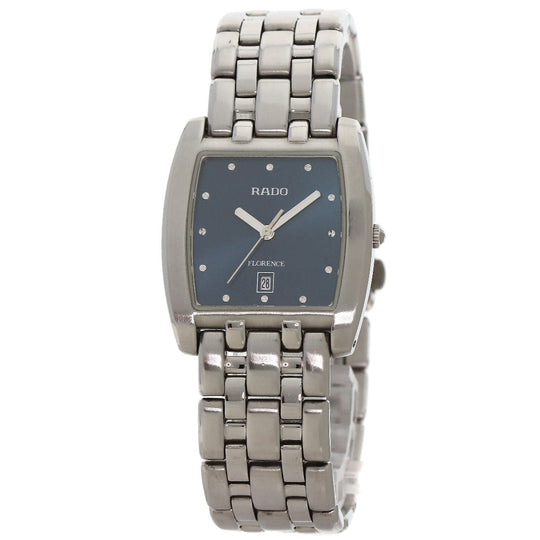 RADO Watches Quartz 152.3724.4 Stainless Steel , Stainless Steel Silver Florence blue dial mens Used Authentic