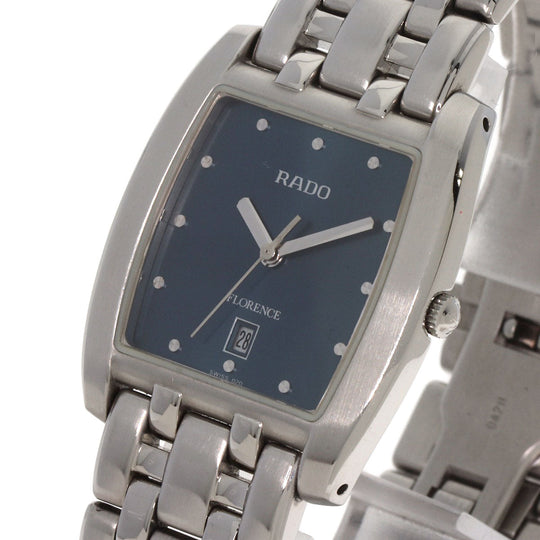 RADO Watches Quartz 152.3724.4 Stainless Steel , Stainless Steel Silver Florence blue dial mens Used Authentic