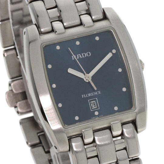 RADO Watches Quartz 152.3724.4 Stainless Steel , Stainless Steel Silver Florence blue dial mens Used Authentic