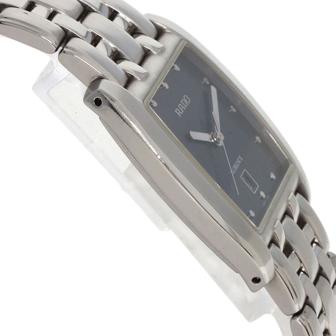 RADO Watches Quartz 152.3724.4 Stainless Steel , Stainless Steel Silver Florence blue dial mens Used Authentic