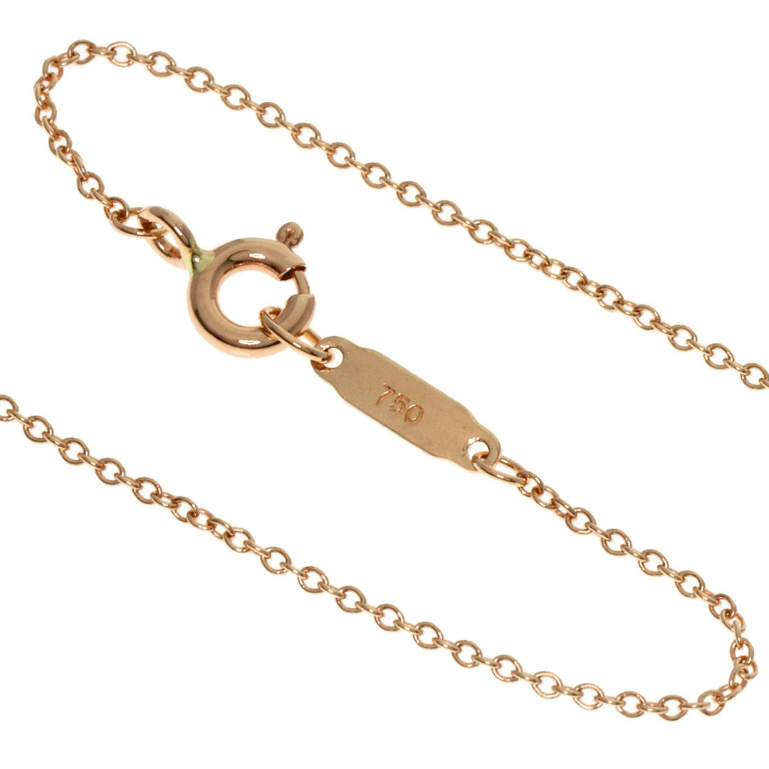 TIFFANY&Co. Necklace 18K Pink Gold gold Heart lock