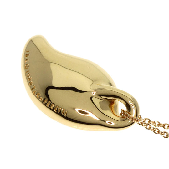 TIFFANY&Co. Necklace 18K Yellow Gold gold Leaf Women Used Authentic