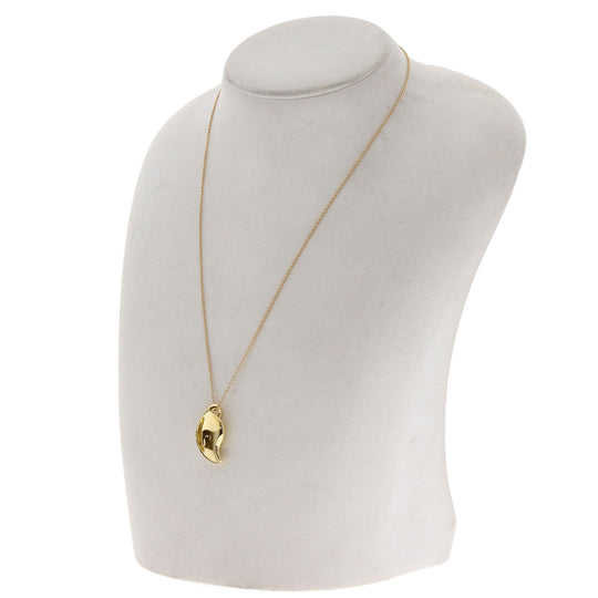 TIFFANY&Co. Necklace 18K Yellow Gold gold Leaf Women Used Authentic