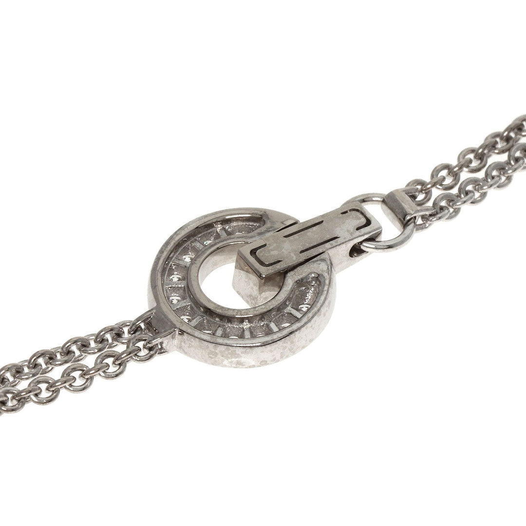 BVLGARI bracelet K18WG Silver BVLGARI BVLGARI Openwork Diamond M/L