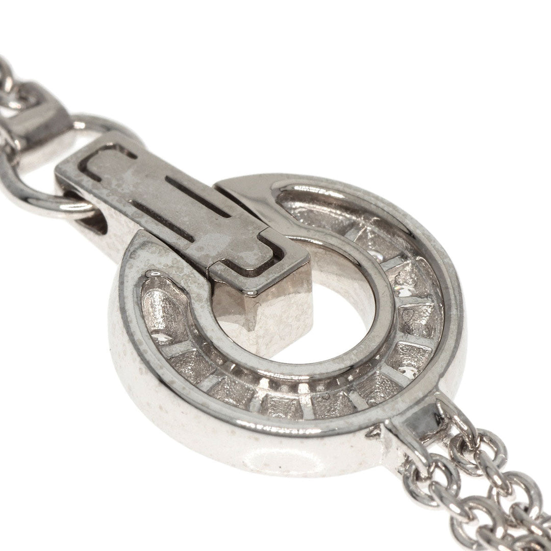 BVLGARI bracelet K18WG Silver BVLGARI BVLGARI Openwork Diamond M/L