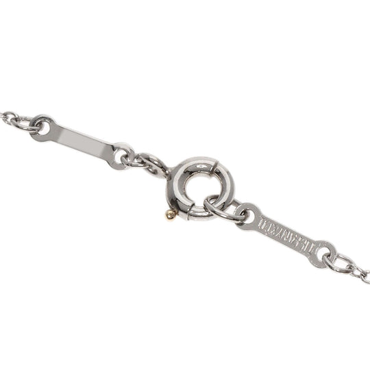 TIFFANY&Co. bracelet PT950 Silver By the yard diamond Women Used Authentic