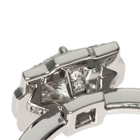 HARRY WINSTON Ring PT950 Silver Belle by Diamond
