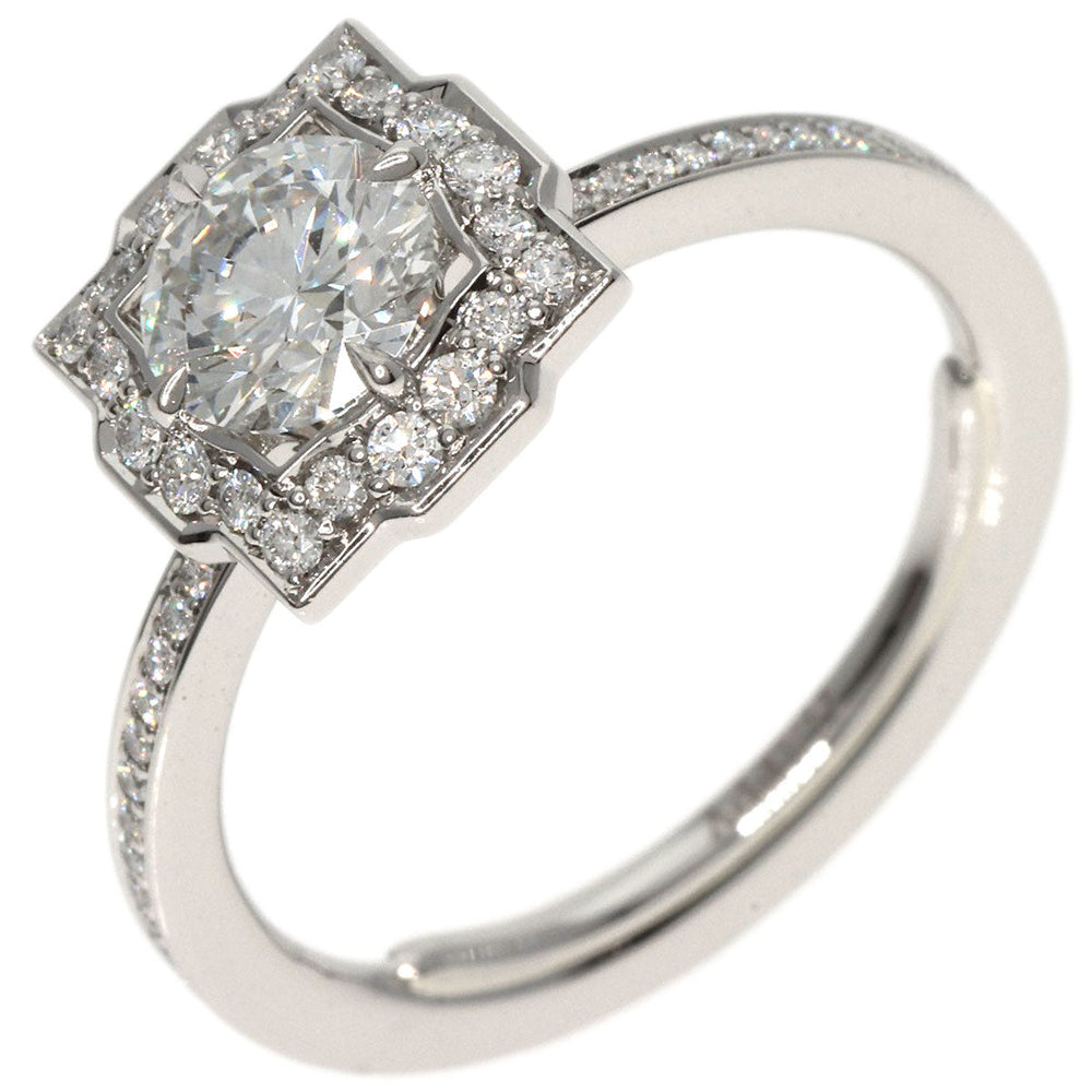 HARRY WINSTON Ring PT950 Silver Belle by Diamond