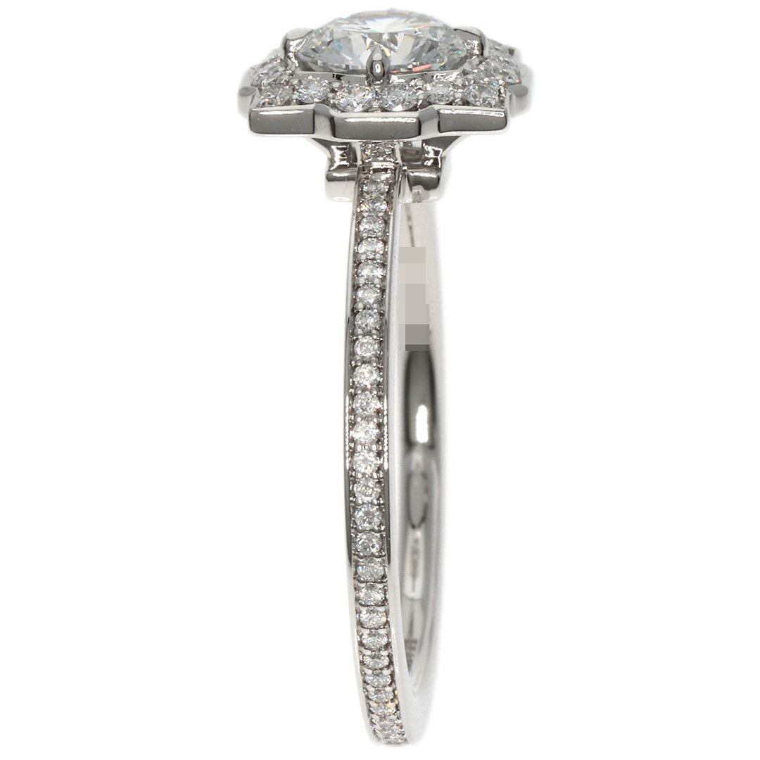 HARRY WINSTON Ring PT950 Silver Belle by Diamond