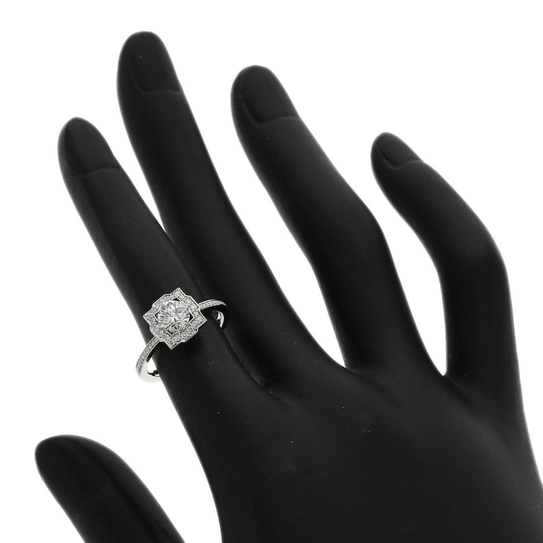 HARRY WINSTON Ring PT950 Silver Belle by Diamond