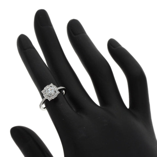 HARRY WINSTON Ring PT950 Silver Belle by Diamond