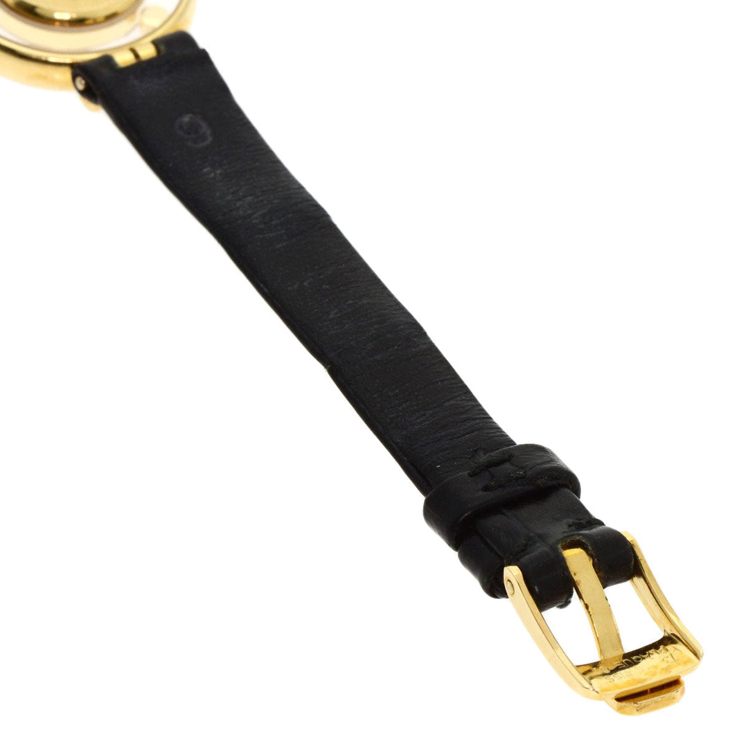 Chopard Watches Quartz 20/5511 K18YG , Leather , Diamond gold Happy diamond white dial Women Used Authentic