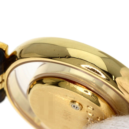 Chopard Watches Quartz 20/5511 K18YG , Leather , Diamond gold Happy diamond white dial Women Used Authentic