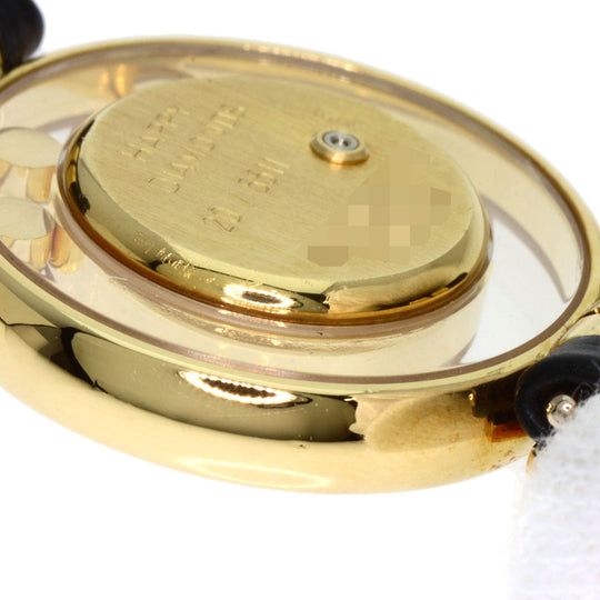 Chopard Watches Quartz 20/5511 K18YG , Leather , Diamond gold Happy diamond white dial Women Used Authentic