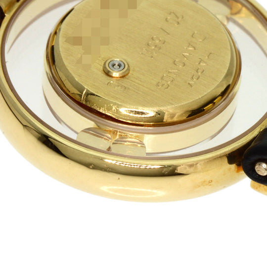 Chopard Watches Quartz 20/5511 K18YG , Leather , Diamond gold Happy diamond white dial Women Used Authentic