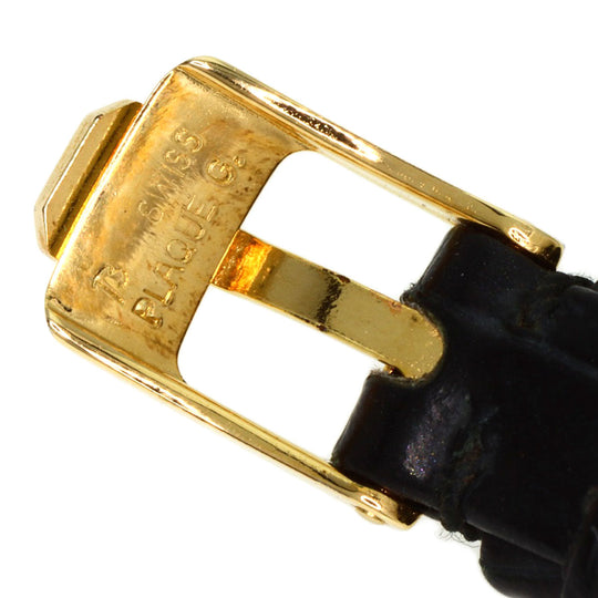 Chopard Watches Quartz 20/5511 K18YG , Leather , Diamond gold Happy diamond white dial Women Used Authentic