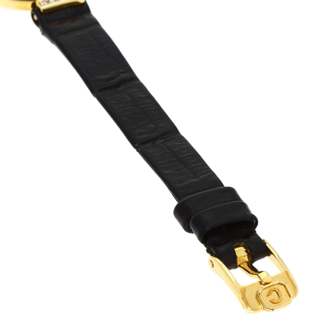 Chopard Watches Quartz 20/5511 K18YG , Leather , Diamond gold Happy diamond white dial Women Used Authentic