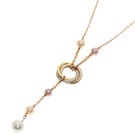 CARTIER Necklace 18K Yellow Gold gold Trinity Pearl