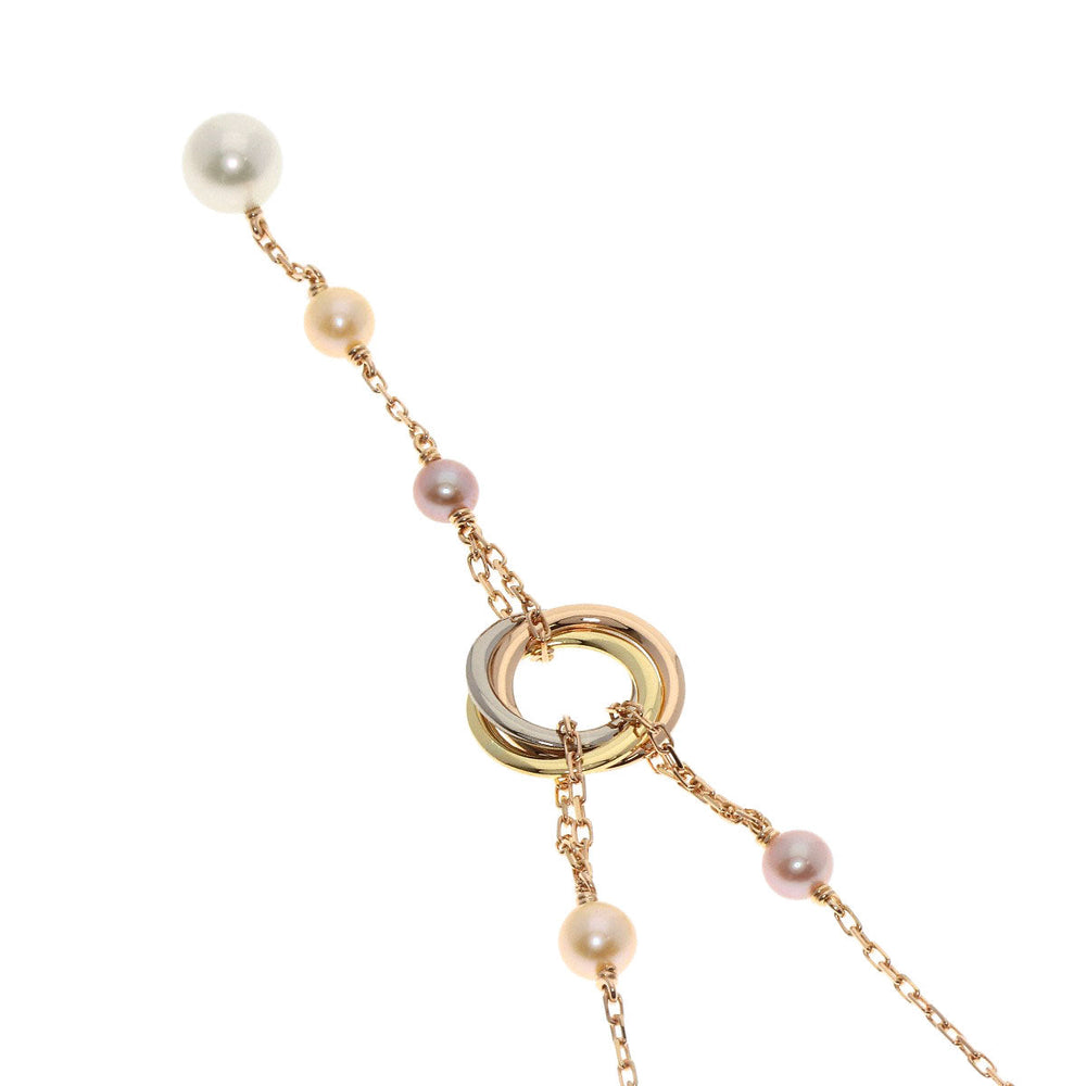 CARTIER Necklace 18K Yellow Gold gold Trinity Pearl