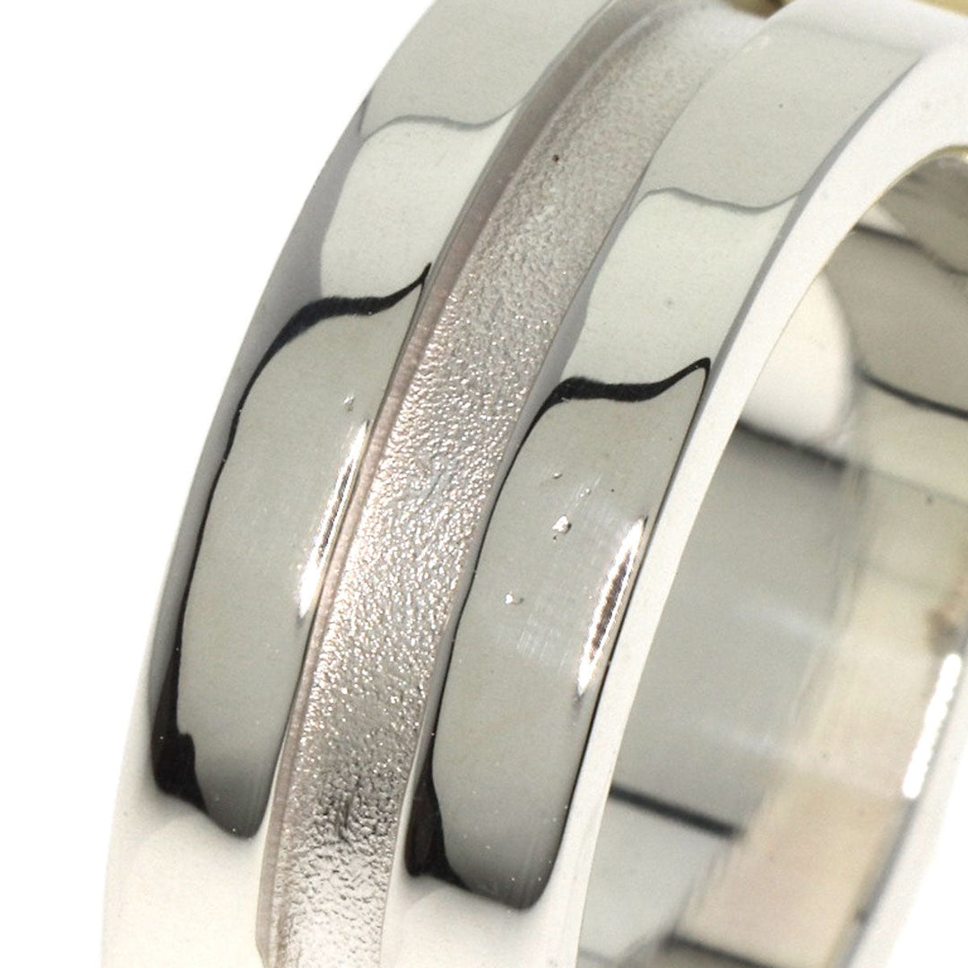 TIFFANY&Co. Ring SV , K18YG Silver Group Bud With Women Used Authentic